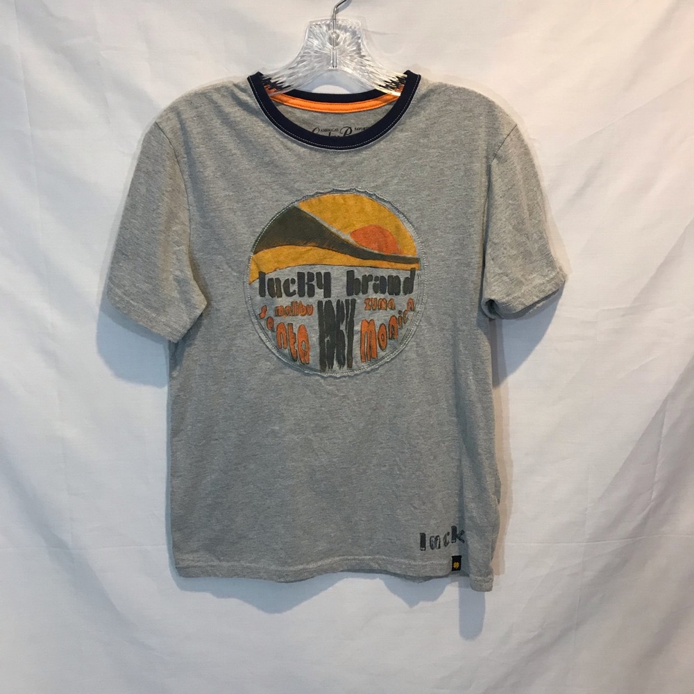 Lucky Brand grey tee shirt. Sz L.